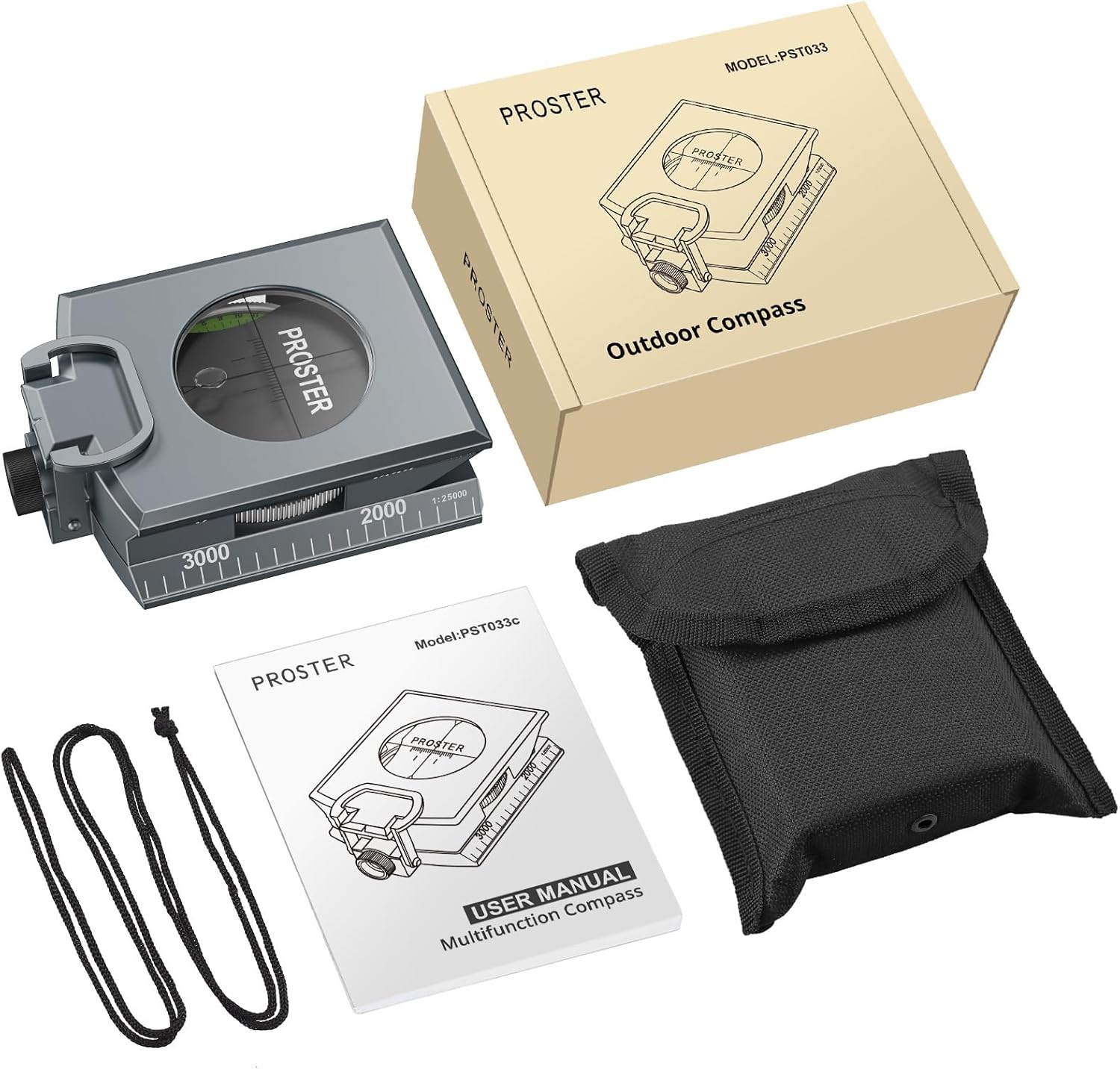 Multifunction Military Compass