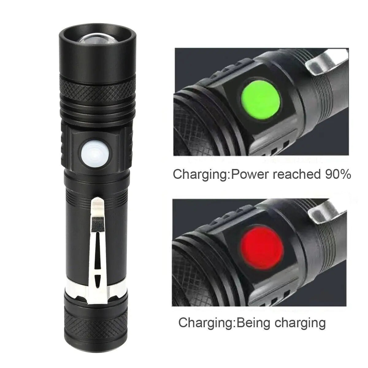 Zoomable Tactical Flashlight