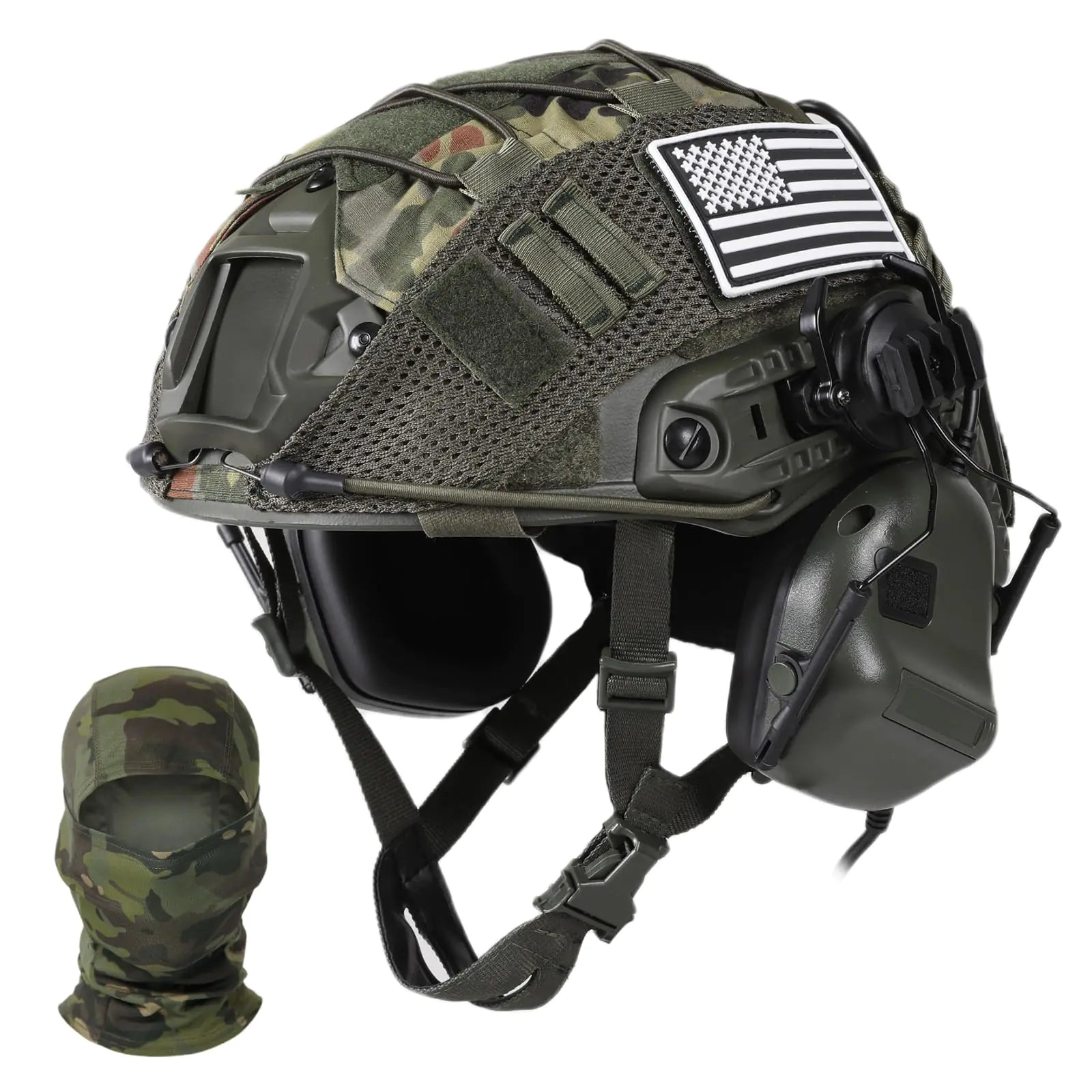 Tactical Airsoft Helmet Set