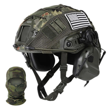 Tactical Airsoft Helmet Set