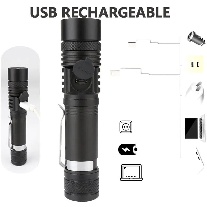 Zoomable Tactical Flashlight